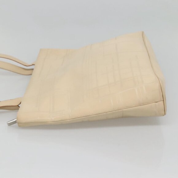 Salvatore Ferragamo Shoulder Bag Canvas Beige Silver Auth bs25144 - Picture 4 of 16